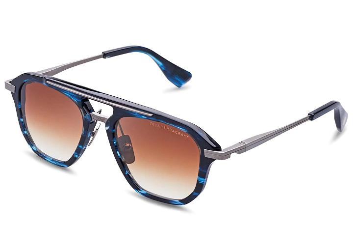 Dita Women's Terracraft Sunglasses Blue Sliver FEW093685 USA